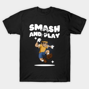 Smash and Play Badminton T-Shirt